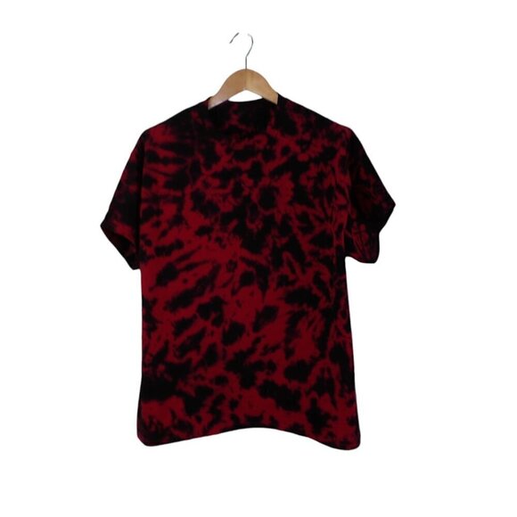 Manacotti Red/Black tye die tshirt - Picture 2 of 4